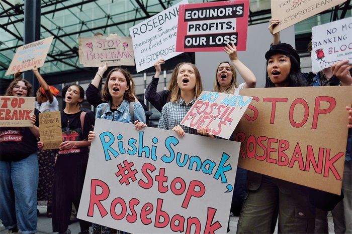 Greta Thunberg: Approving Rosebank oil field would be a 'deliberately destructive act'