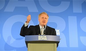 Boris Johnson leads first Conservative leadership ballot, with Andrea Leadsom, Esther McVey and Mark Harper eliminated