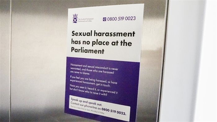 Scottish Parliament launches new ‘zero tolerance’ sexual harassment policy