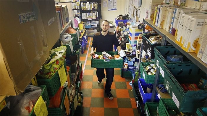 Foodbanks across Scotland distribute nearly half a million packages over 18 months