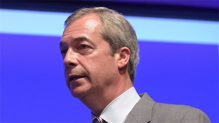 Nigel Farage's Brexit Party takes EU elections poll lead