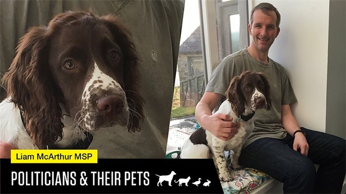 Politicians and their pets: Liam McArthur and Gerry