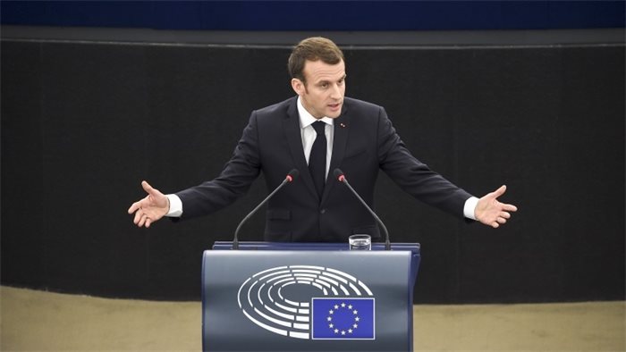 Emmanuel Macron: UK trade deal with US would cause ‘historic vassalisation’ of Britain and would not offset no-deal Brexit