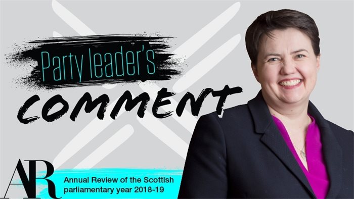 Ruth Davidson: do not treat compromise as a dirty word