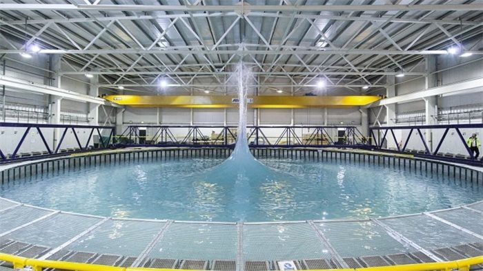 Marine test facility makes waves