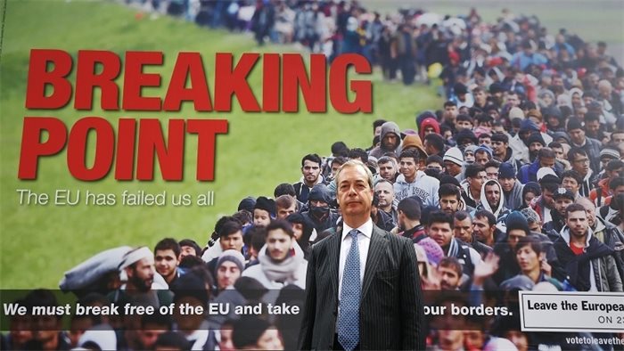 Nigel Farage: UKIP immigration poster would not have caused such controversy without the death of Jo Cox
