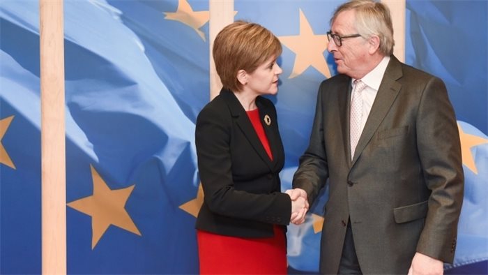 Nicola Sturgeon in Brussels to discuss options for Scotland