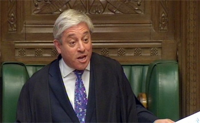 Tory MP: No cabinet ministers will support John Bercow in vote of no confidence