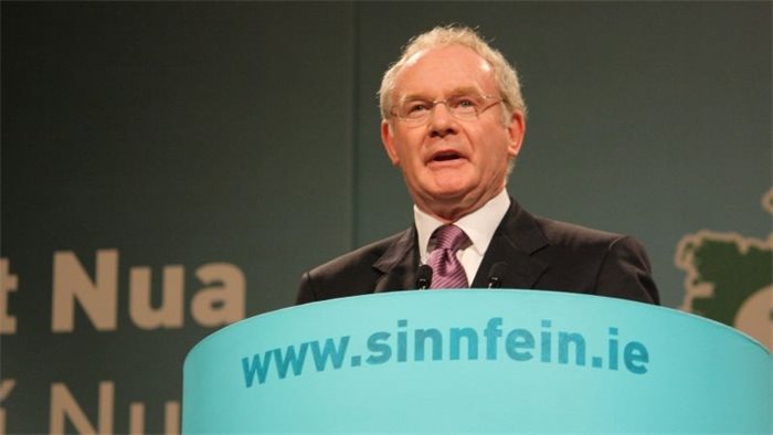 Former Northern Ireland deputy leader Martin McGuinness dies