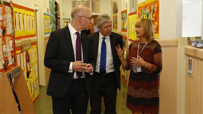 John Swinney launches head teacher training scheme