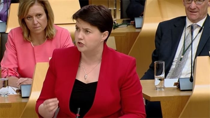 Ruth Davidson under fire from MSPs for defending tax credits 'rape clause'