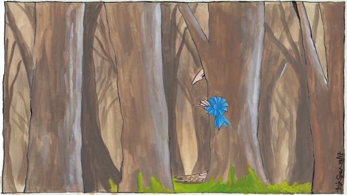 Sketch: Theresa May gets lost in the woods