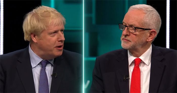 Boris Johnson and Jeremy Corbyn fail to land knockout blows in first TV debate