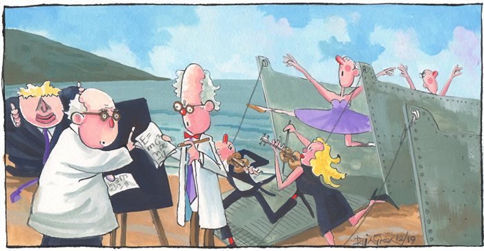 Sketch: Boris Johnson solves the UK's ballerina shortage
