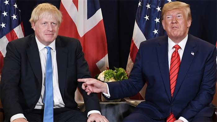 Donald Trump invites Boris Johnson for talks on 'massive trade deal' after Brexit