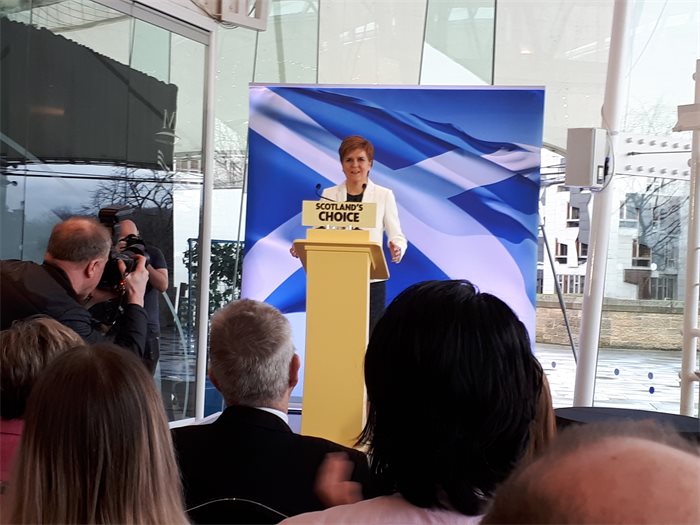 Independence referendum must be 'legal and legitimate', Nicola Sturgeon emphasises in Brexit day speech