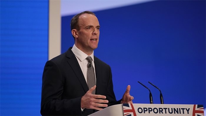 Dominic Raab blasts Donald Tusk over 'un-European' comments on independence