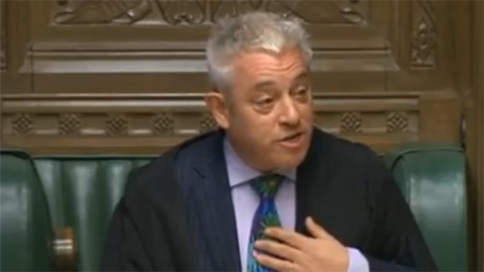 John Bercow claims there is a 'blindingly obvious'conspiracy against giving him a peerage