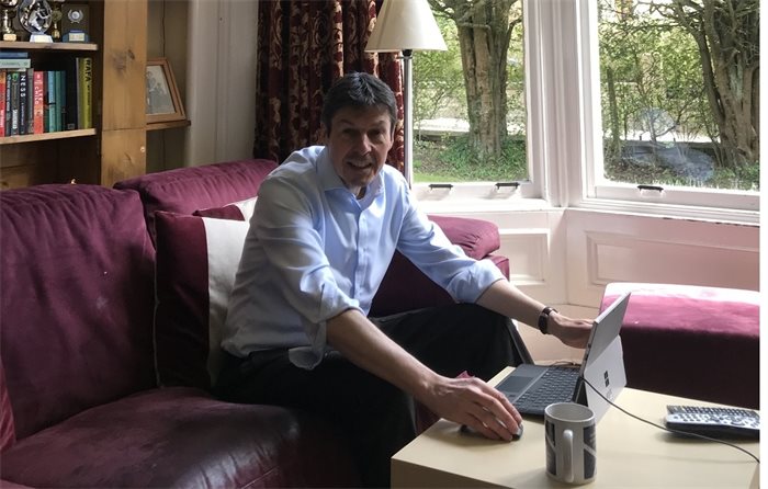 Working from home: Ken Macintosh