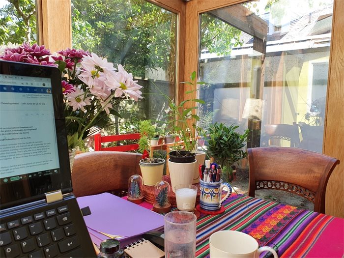 Working from home: Sarah Boyack