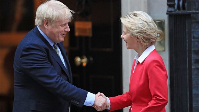 Boris Johnson and Ursula von der Leyen hold talks in bid to break Brexit deadlock