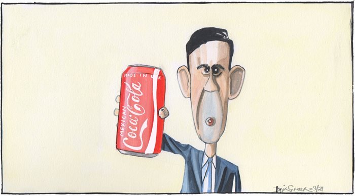 Sketch: Rishi Sunak's cola problem