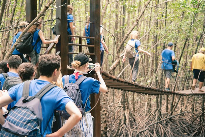 School trips and tree planting on the agenda as parties head back out on the campaign trail