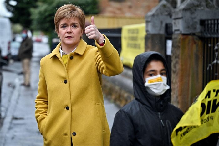 Nicola Sturgeon calls far-right candidate a ‘fascist’ in street confrontation