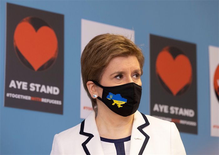 Sturgeon criticises 'woefully small' number of visas granted to Ukrainian refugees