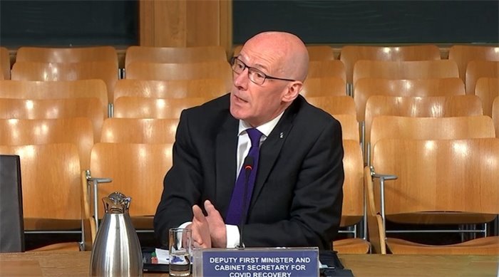 John Swinney defends government record keeping