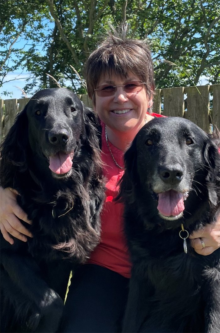 Politicians and their pets: Tess White and her dogs Pip and Kura