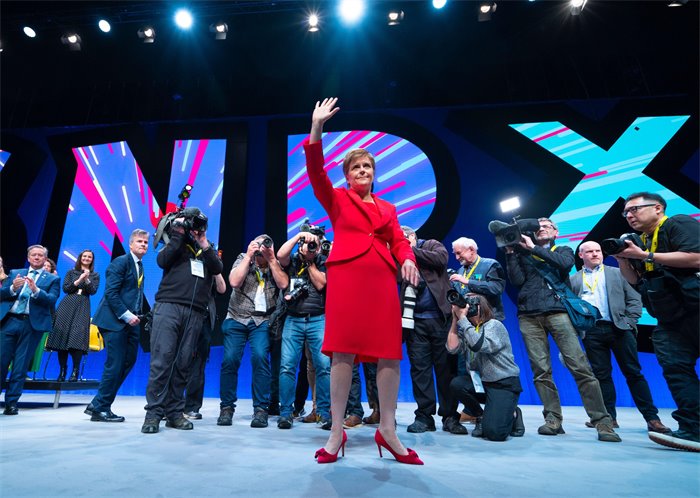 Nicola Sturgeon says that Putin “has never looked weaker or more insecure”