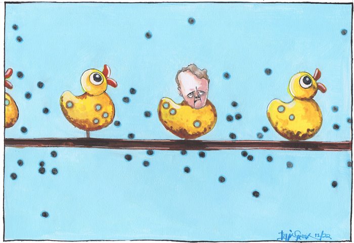 Sketch: Alister Jack has gone quackers