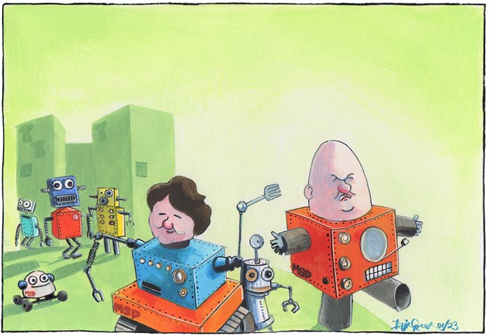 Sketch: Gordon MacDonald wants more robots