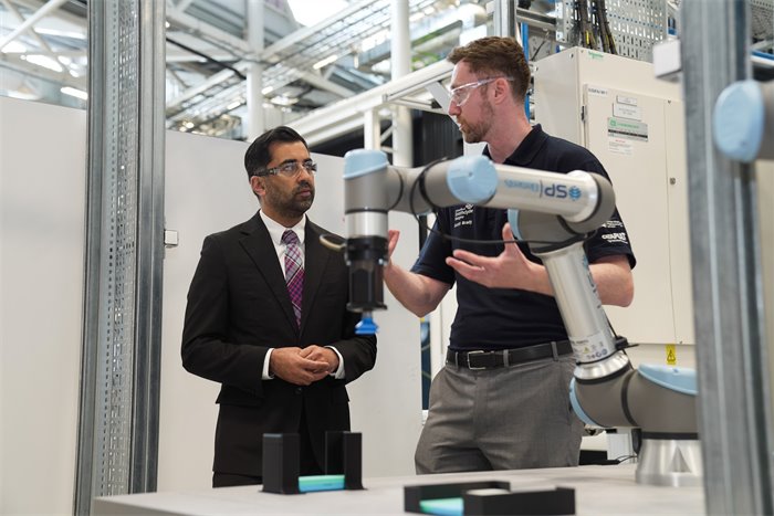 Humza Yousaf opens National Manufacturing Institute Scotland skills academy
