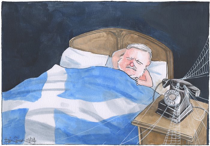Sketch: Angus Robertson is a lonely man