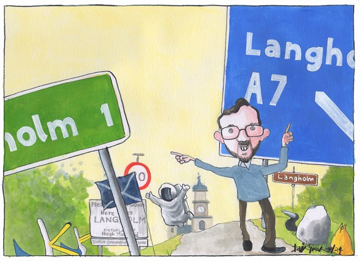 Sketch: Forgotten Tory MSP wants more signs for forgotten town
