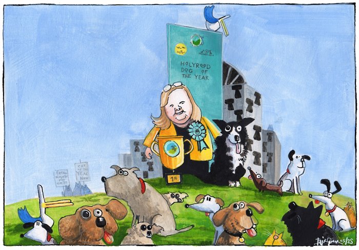 Sketch:  Rumours of an internal dog fight rock the parliament