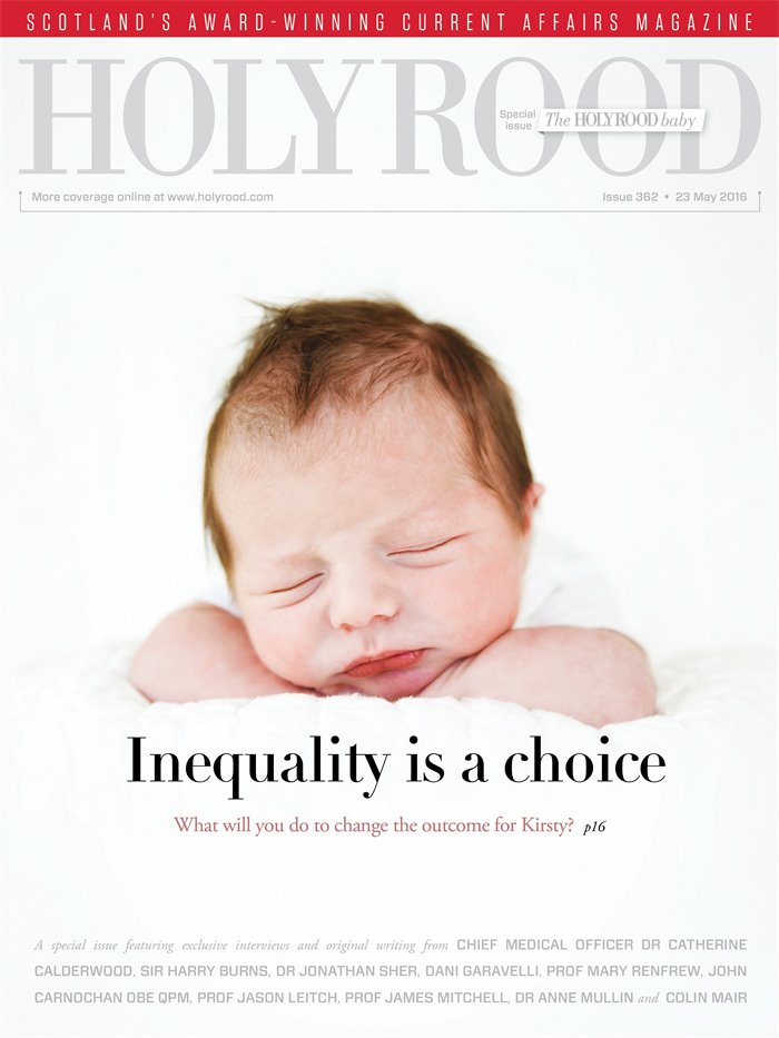 Kirsty, the Holyrood baby, turns nine
