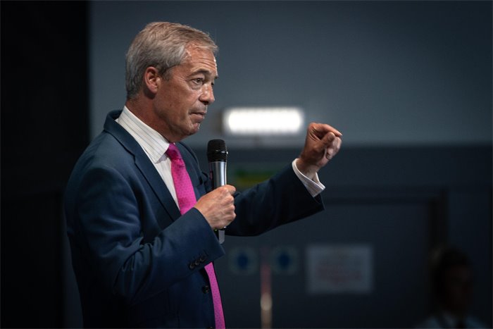 Farage urges minister to apologise over claim he is ‘on the side of Jimmy Savile’