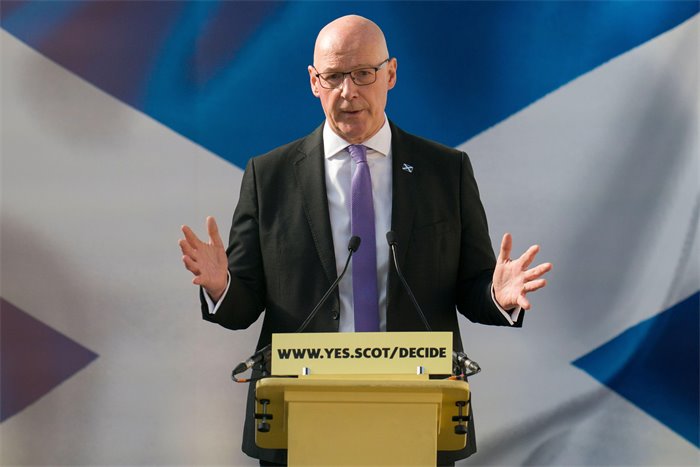 John Swinney criticises Keir Starmer’s immigration stance at independence launch