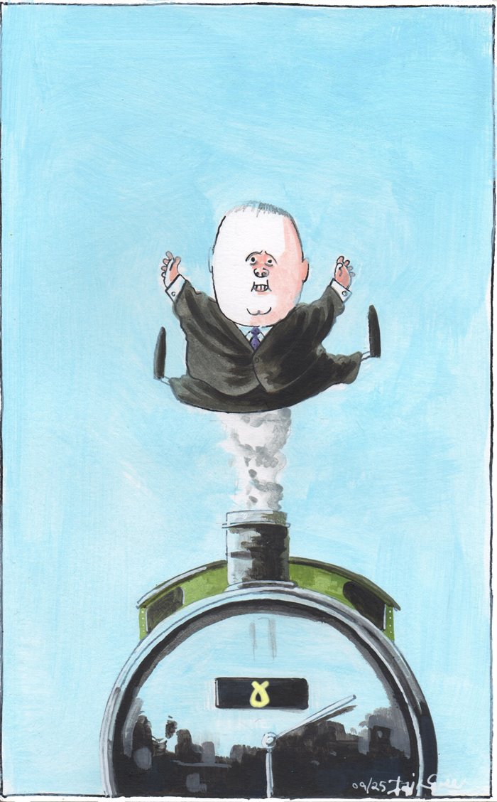 Sketch: Bob Doris celebrates rail U-turn