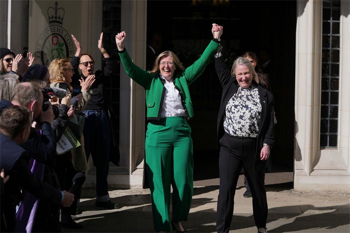 First minister questioned over ‘secret’ attempt to challenge Supreme Court ruling on sex