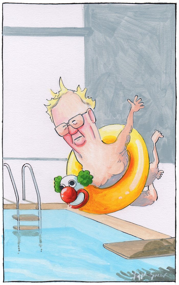 Sketch: Jackson Carlaw makes a splash