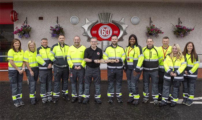 King's Baton Relay visits CCEP East Kilbride site ahead of Commonwealth Games Glasgow 2026