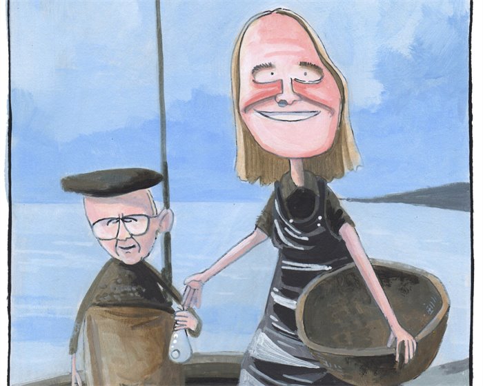 Sketch: Lara Bird has pride of plaice