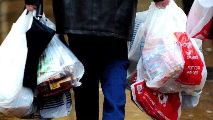 Plastic bag use falls by 80 per cent in year since introduction of 5p charge