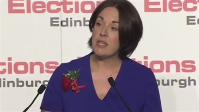 Kezia Dugdale vows to remain Labour leader 'no matter what' after party slips behind Tories