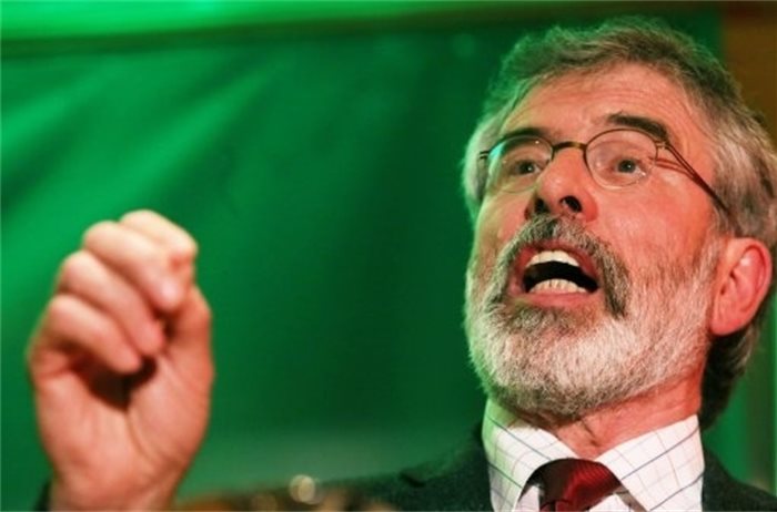 Tory-DUP deal 'threatens Good Friday Agreement', Gerry Adams says