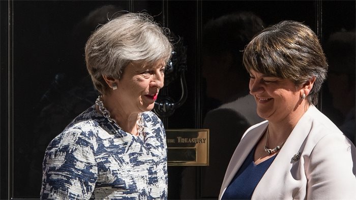 DUP warns it will block Brexit deal that separates Northern Ireland from the UK